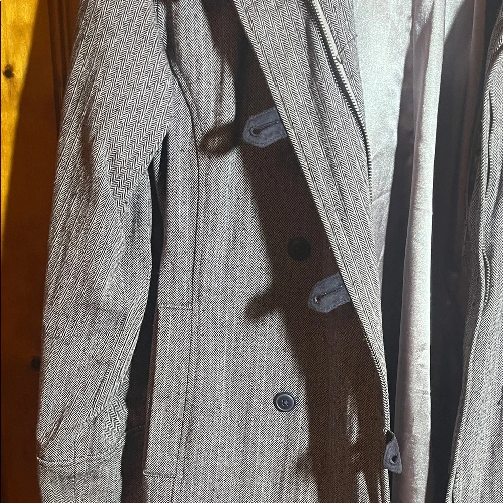 Columbia Purple Gray Chevron Double-Breasted Utility Jacket - Picture 3 of 7